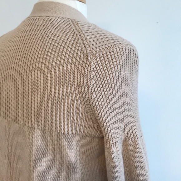 Evie Beige Sweater Cardigan - Picture 4 of 5